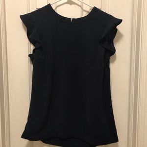 Navy blue J Crew top